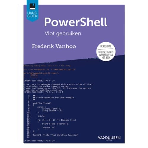 Powershell - Handboek - Frederik Vanhoo