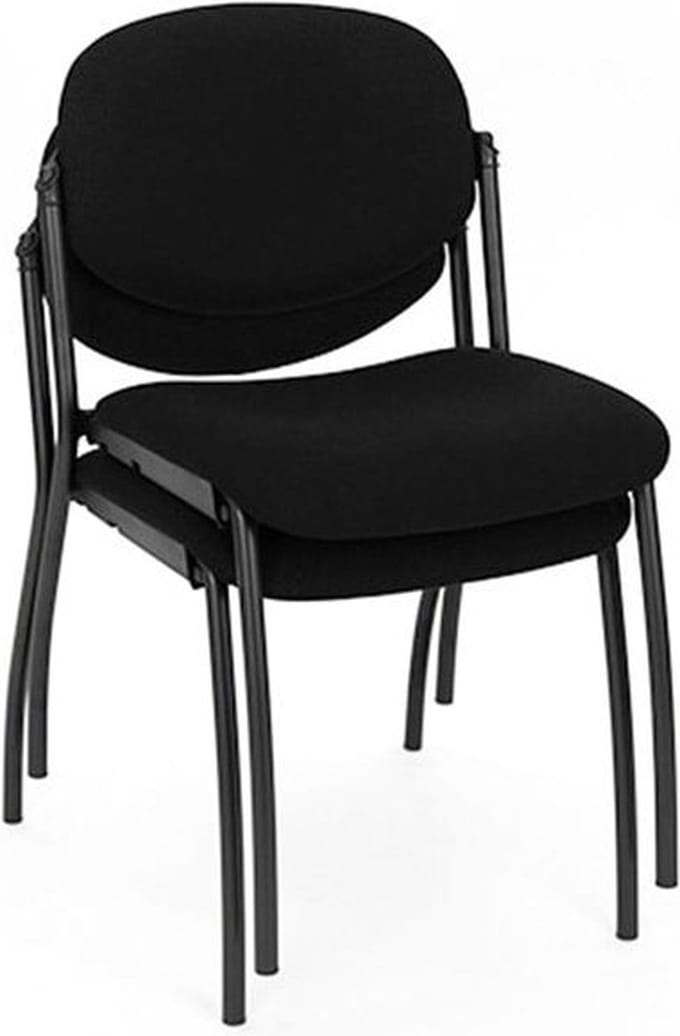 Vergaderstoel Ruby kleur Zwart materiaal Kunstleer Met armleuningen framekleur Chroom