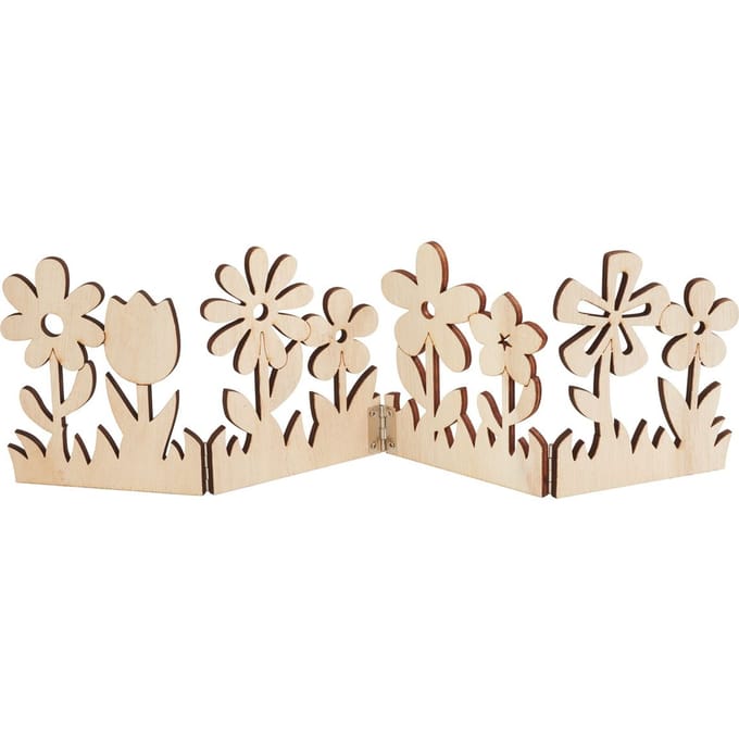 VBS Houten silhouet "Bloemen"