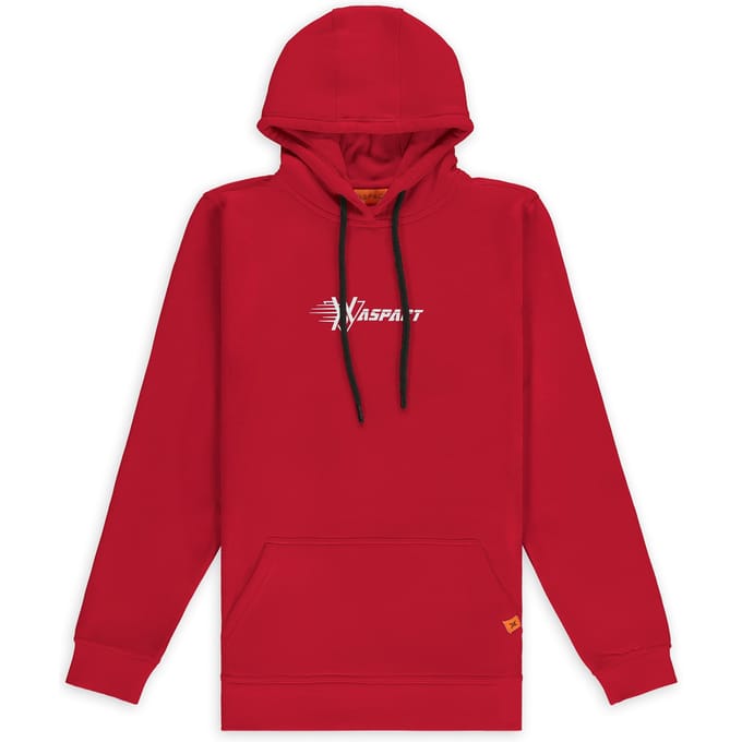 Aspact Riv Hoodie Red Größe: S | Kaputzenpullis Outlet | Unisex | Rot