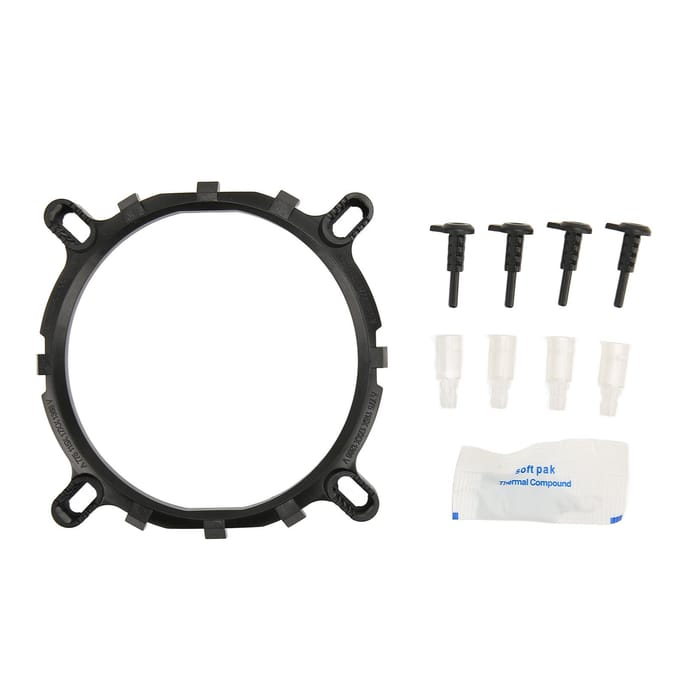 CPU-koelventilator 6 Heatpipes Stil 3-pins PC CPU-koeler met Beugel voor Intel 775 1150 1151 1155 black