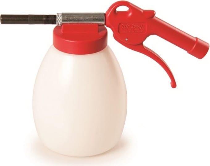 JWL zandstraalpistool 1.2 ltr beker 450 liter per minuut