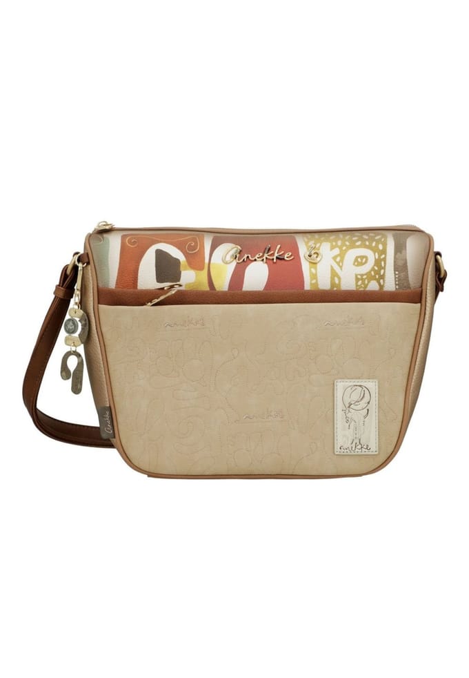 Anekke schoudertas Muse Amphora Crossbody Bag Multicolor bruine