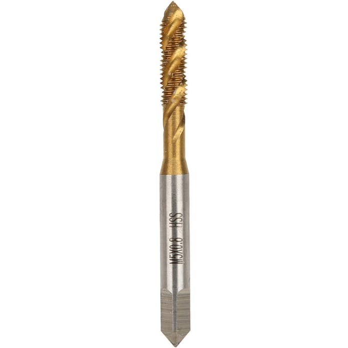 M5 Acier Rapide HSS Filetage Métrique Spiralé Main Taraud Bouchon Outil