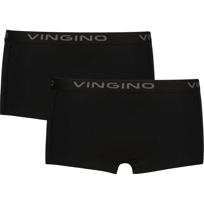 Vingino Boxer (2-pack) Deep Black Größe: XXS | Unterwäsche Outlet | kids | Schwarz