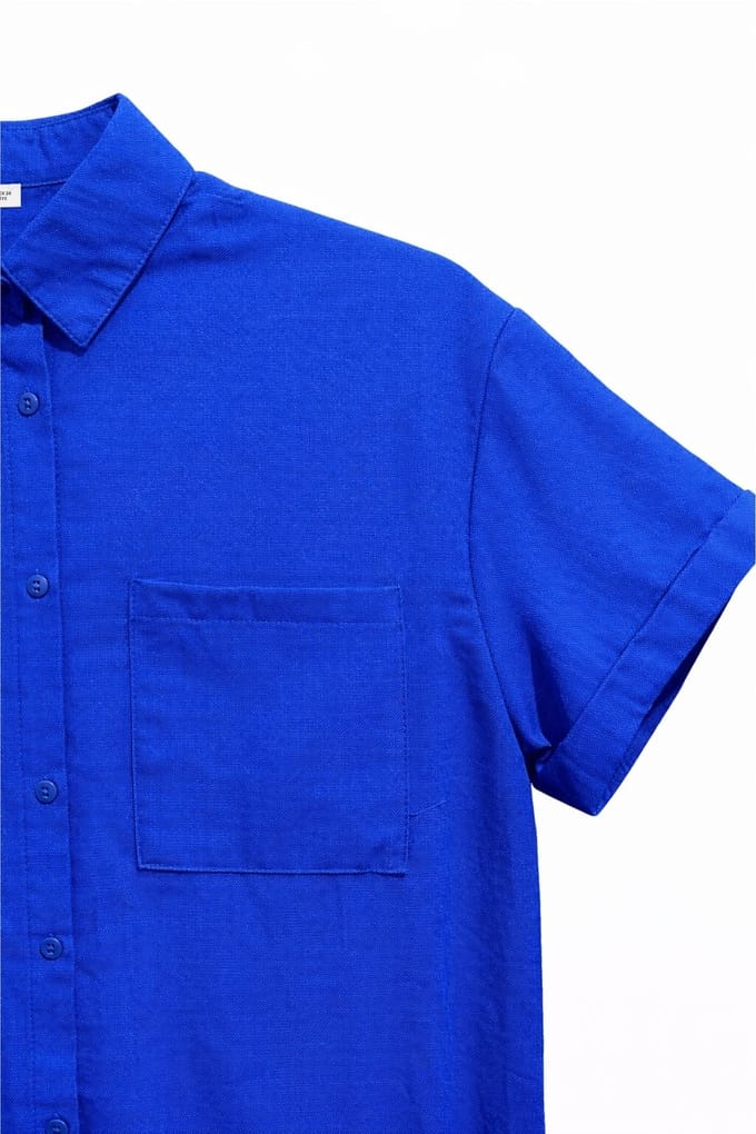 Korte Mouwen Shirt met Zakken
