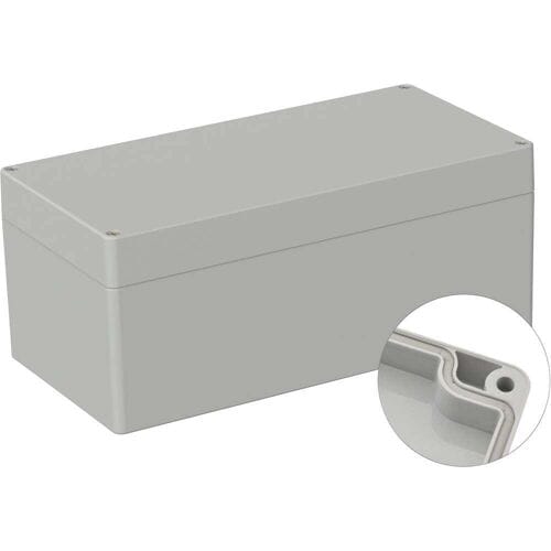 TRU COMPONENTS TC-9065696 Industriële behuizing 240.5 x 120 x 100.5 ABS Grijs-wit (RAL 7035) 1 stuk(s)