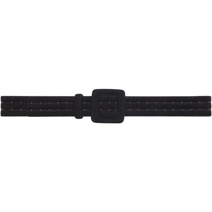 BA&SH Ceinture Betty Studs Noir Maat: 75 | Riemen Outlet | Dames | Zwart