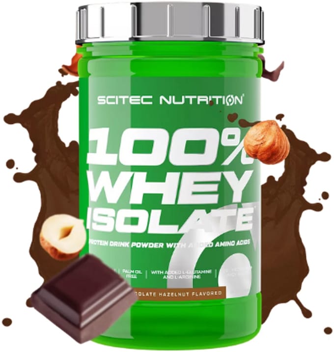 Scitec Nutrition® - 100% Whey Isolate (700 gram - Chocolade hazelnoot) - Chocolade hazelnoot - 28 eiwitshakes - whey protein isolate - whey isolaat - poeder