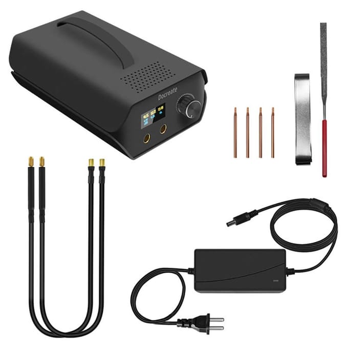 LCD-scherm Batterij Punten Lasmachine 120 Tandwielen Verstelbare Farah Condensator Lithium Batterij DIY EU Plug