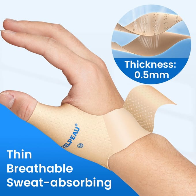 Velpeau Elastische Duimbrace Voor Peesontstekingspijnverlichting Huidisolatie Ambidextrisch Ontwerp Medium