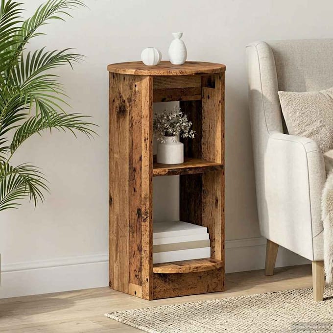 vidaXL - Bijzetkast - Oudhout - 40 - x - 40 - x - 75 - cm - Geconstrueerd - hout