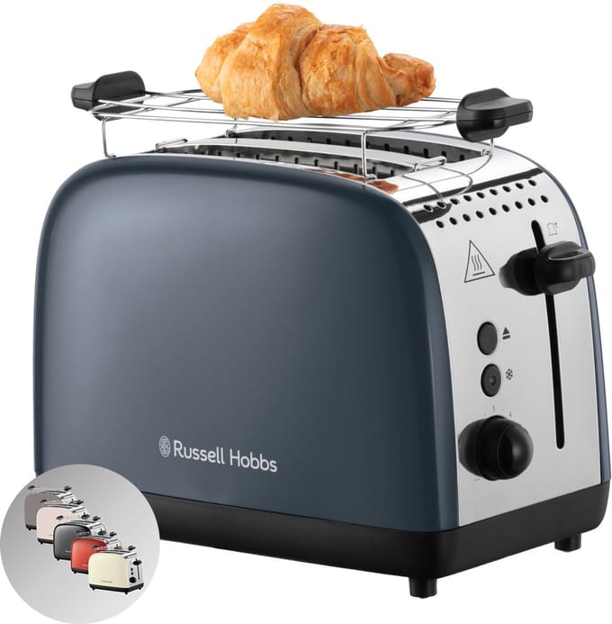 Russell Hobbs Broodrooster Colours Plus 2S Toaster Grey - 26552-56