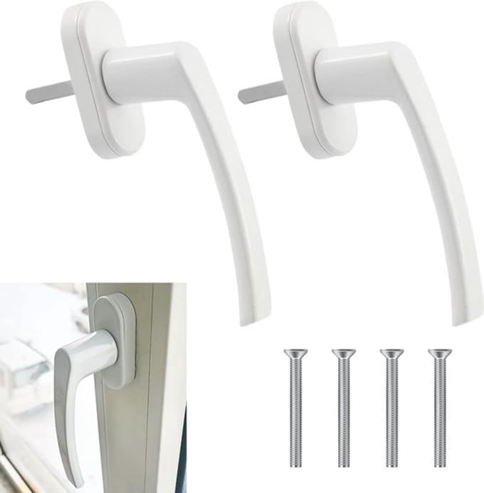 Allecto - Raam- en deurgrepen - Set van 2 aluminium grepen
