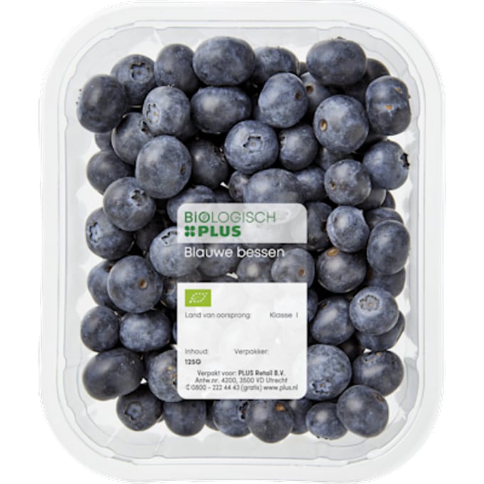 Blauwe bessen biologisch