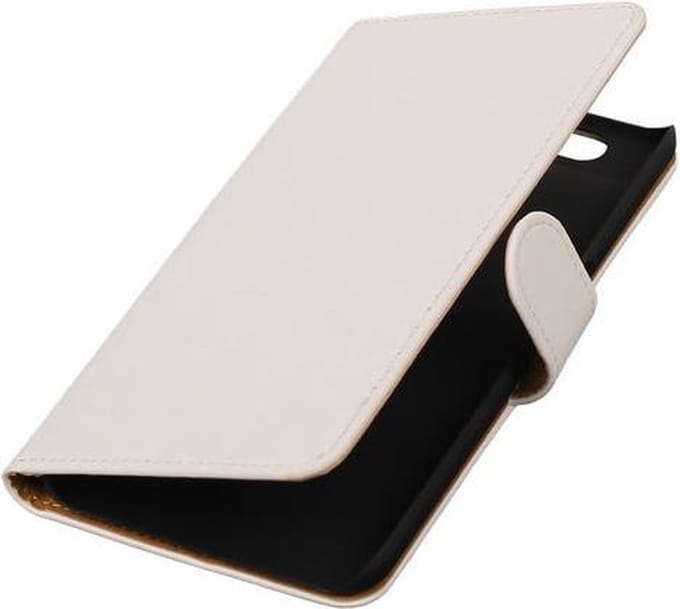 Huawei Nexus 6P - Effen Wit Booktype Wallet Hoesje