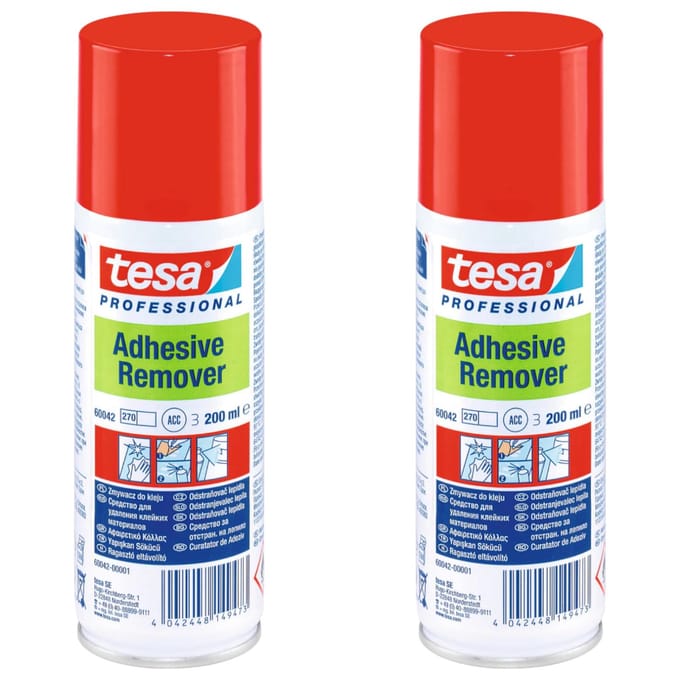 Tesa - Lijmverwijderaar Spray - 200ml - Set van 2