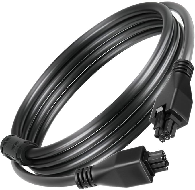 Dailygoods- Verlengkabel 1,5 m - 6-pins RS485 - Compatibel met Creality K2P/Hi Combo - Magnetische ring - 3D-printer - Hoogwaardige kwaliteit - Data Kabel