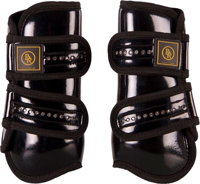 Lakleren paardenlaarzen met stras BR Equitation Pro Max