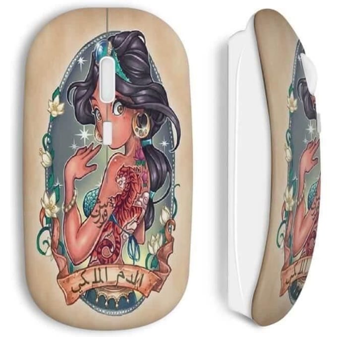 Souris sans fil jasmine aladdin punk