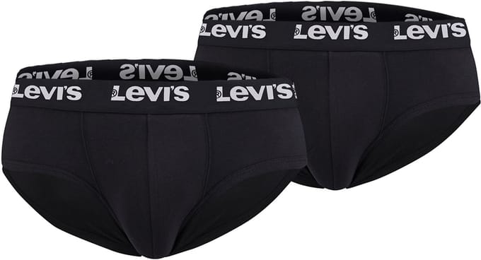 Pack of 2 men's Levis REPEAT LOGO Brief shorts underwear pants