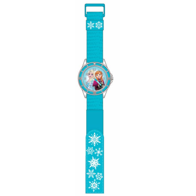 Frozen leertijdhorloge textielband klittenband