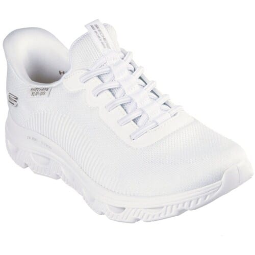 Skechers Dames Slip-ins BOBS Sport Arc Waves Sneakers 117629 W Wit