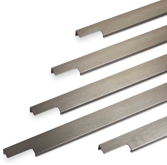 Meubelgreep BLANKETT Slim Lengte 595 mm RVS-optiek geborsteld Greeplijst van SOTECH