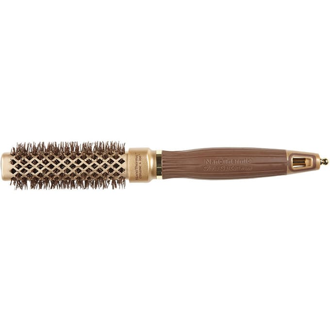 Olivia Garden Expert Blowout Straight Wavy Föhnborstel Goud-Bruin