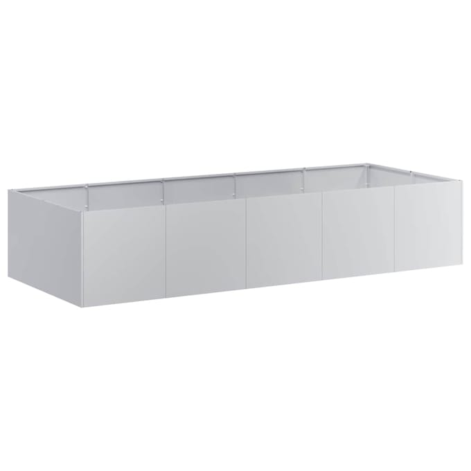 vidaXL - Plantenbak - 200x80x40 - cm - gegalvaniseerd - staal