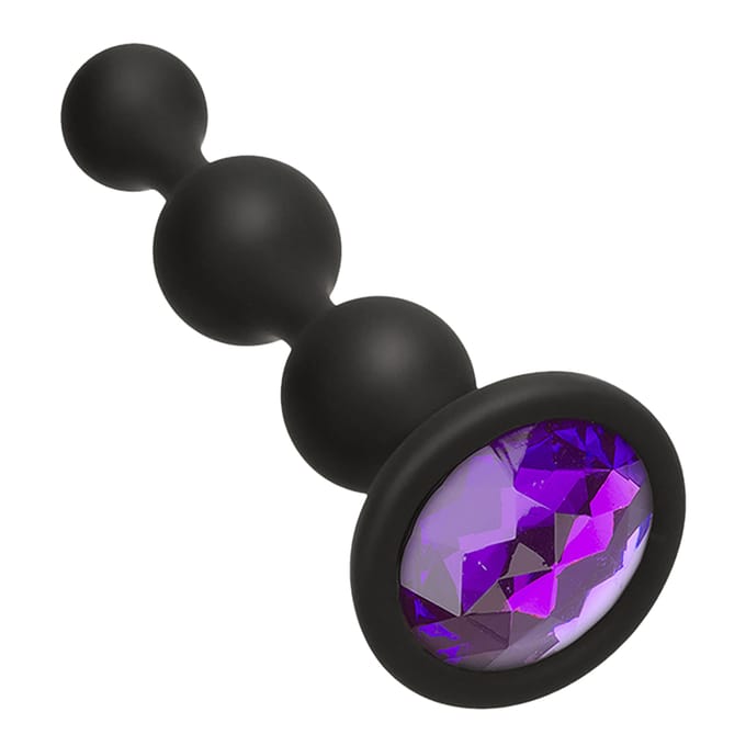 Doc Johnson - Booty Bling - Booty Bling - Wearable Silicone Beads - Purple