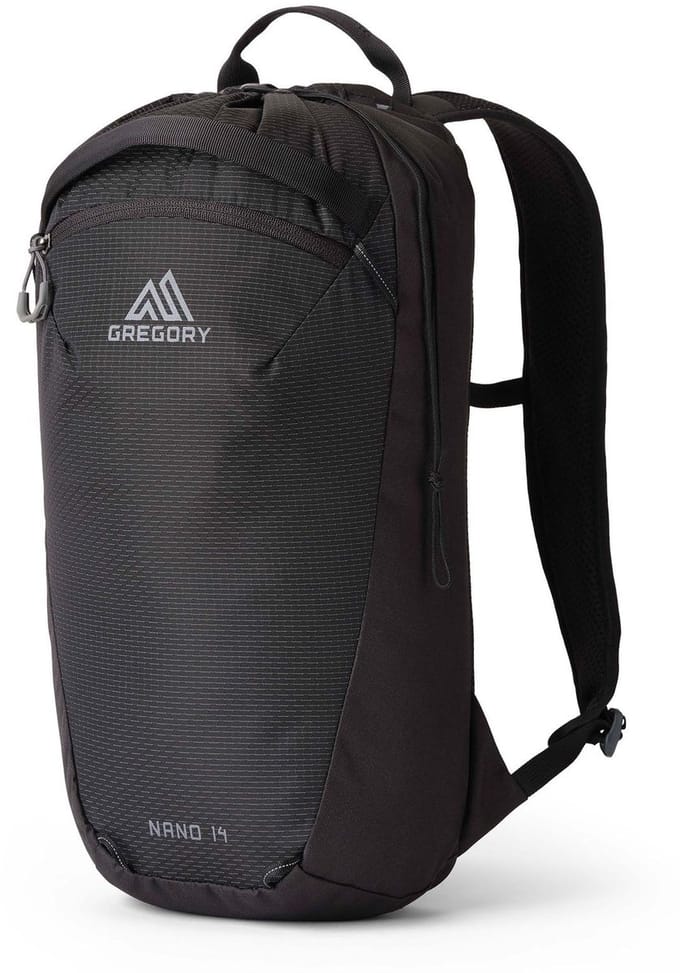 GREGORY vrijetijdsrugzak rugzak Nano 14 Backpack Optic Black zwart