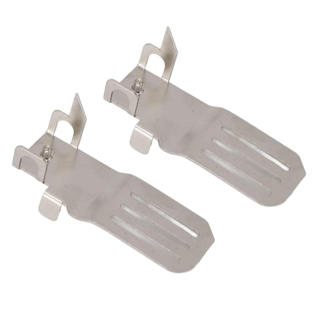 2 PCS Clip de Mètre Ruban Alliage d'Aluminium avec Trois Fentes d'Installation Support de Mètre Ruban pour white