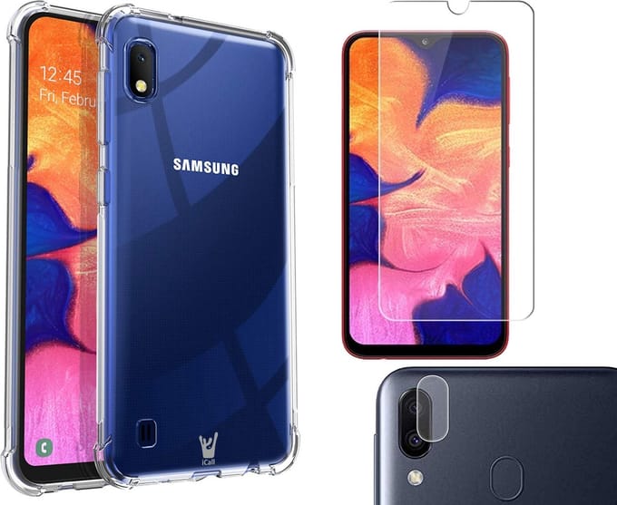 Hoesje geschikt voor Samsung A10 + Screenprotector + Camera Protector