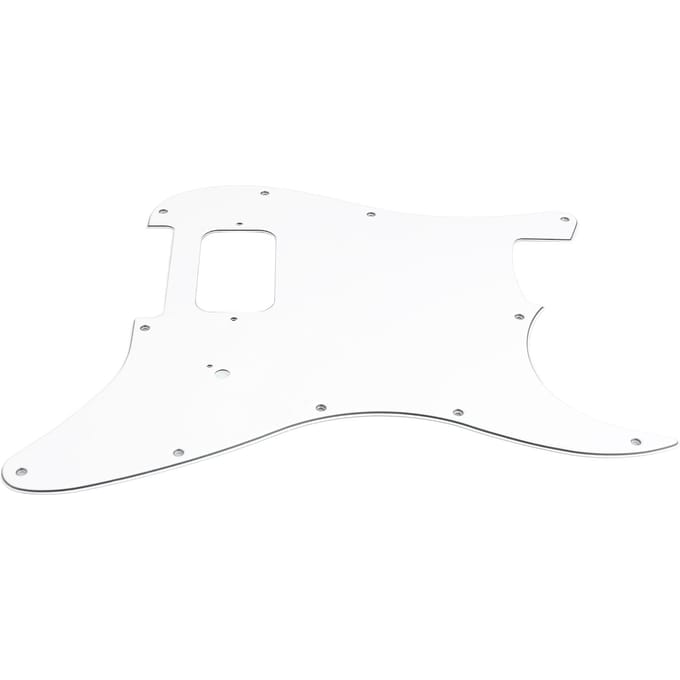 Plaque de protection pour guitare électrique Pick Guard PVC Accessoire d'instrument pour performance blanc