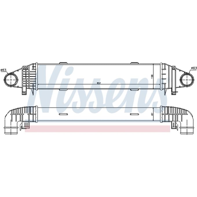 Intercooler NISSENS 96596