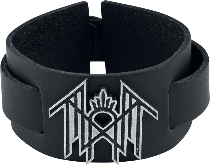 Sleep Token Lederen armband - Logo - voor Mannen - zwart