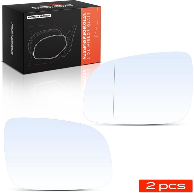 Frankberg 2x Spiegelglas Buitenspiegel Voor voor VW