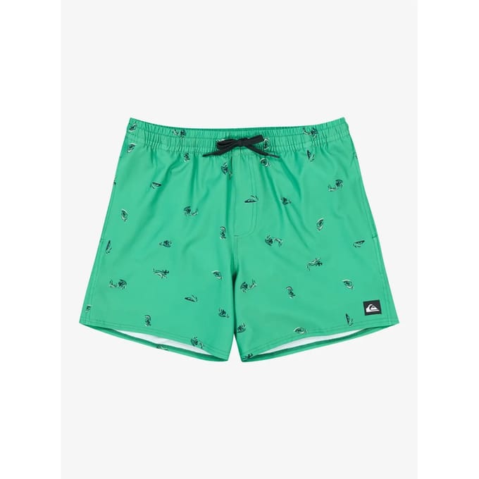 Quiksilver Stretch Printed Volley 16´´ Zwembroek Groen M Man
