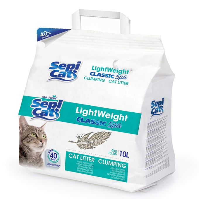 10l Sepicat LightWeight Classic Spa Kattenbakvulling