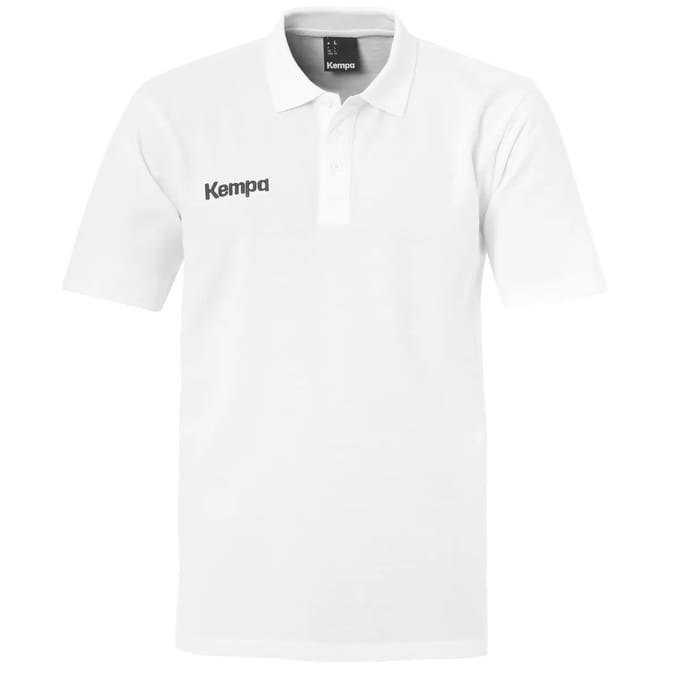 Kempa Classic Polo Shirt Wit Maat 3XL