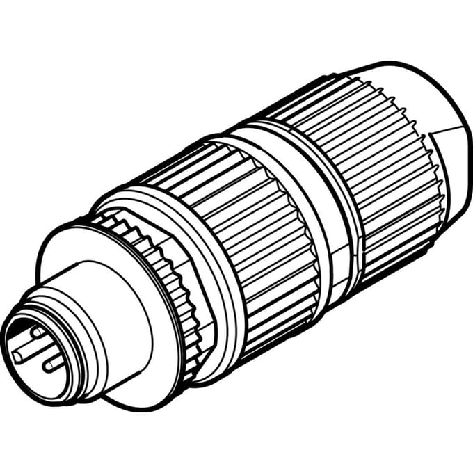 Festo Stekker 4-pins A-gecodeerd M12x1 IP65 IP67 - 564947