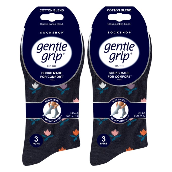 6 Pack Dames Niet-Elastische Loose Top Patroons Katoenen Sokken