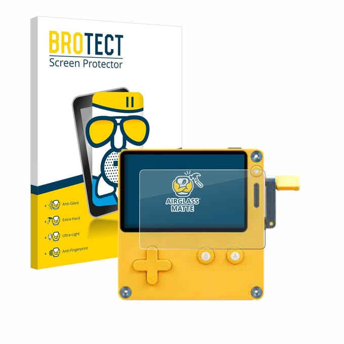 BROTECT - Screenprotector voor Panic Playdate - Folie Beschermfolie Beschermglas matte