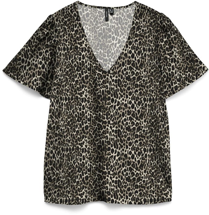 VERO MODA - VMEASY JOY V-NECK SS BLOUSE WVN GA - Dames - T-shirts