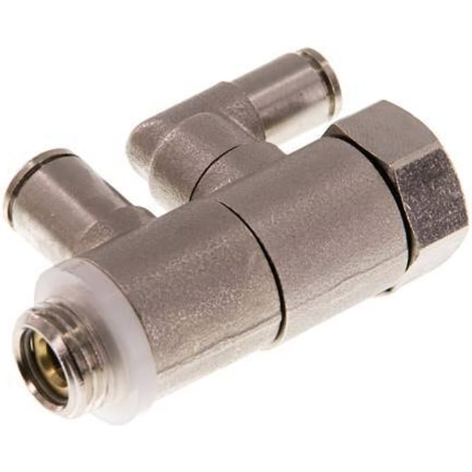 6mm & G1/4'' Indirect Gestuurde Vernikkeld Messing Terugslagklep Buitendraad Insteekkoppeling 0.5-10 bar