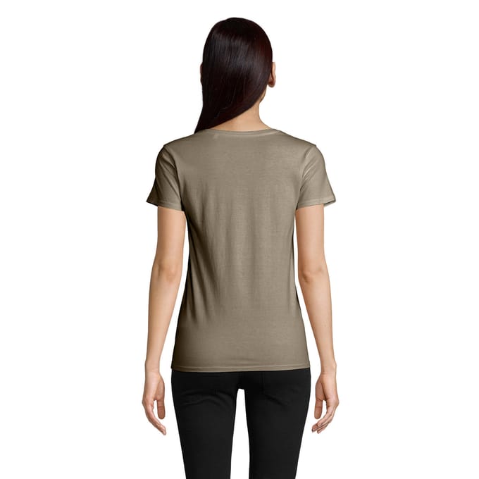 SOLS Dames/Dames Pioneer T-Shirt (Kaki Groen)