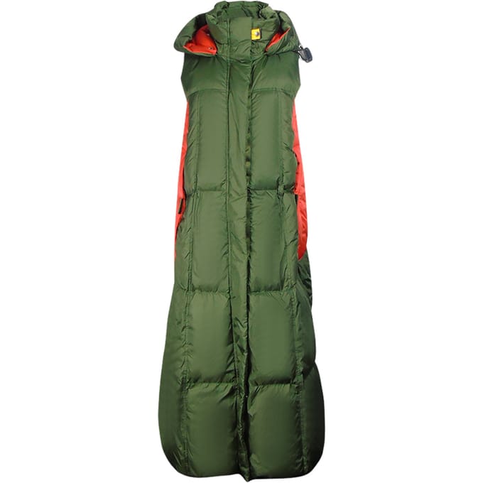 Parajumpers Lory groen lang donsjack met capuchon