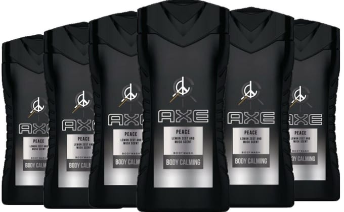 Axe Douchegel Peace 6 x 250 ml