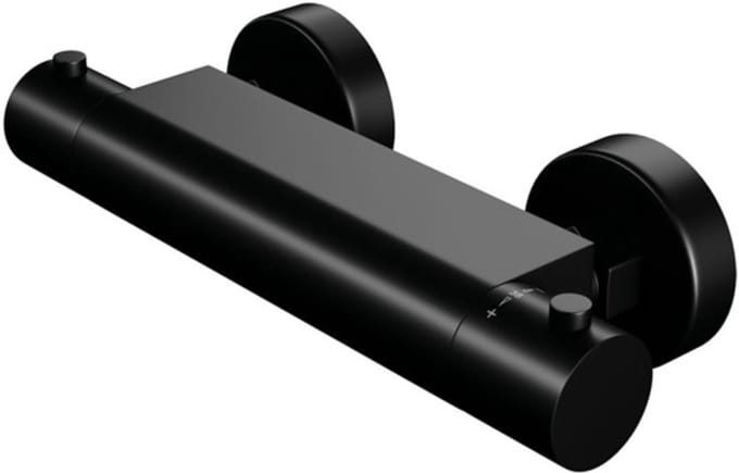 Brauer Black Carving - Opbouw Douche Thermostaatkraan - Mat Zwart